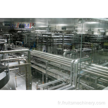 Pasteuriser la ligne de production de lait condensé laitier